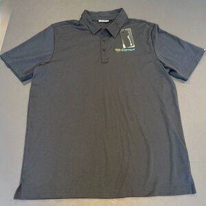 TravisMathew Oceanside Solid Polo Shirt Black Size XL NWT